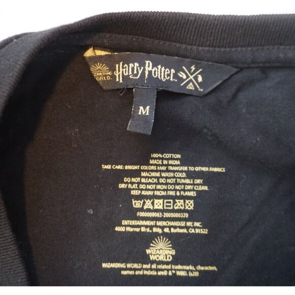 Wizarding World Harry Potter New York Black Short Sleeve Shirt Tee, Size M - Picture 4 of 5